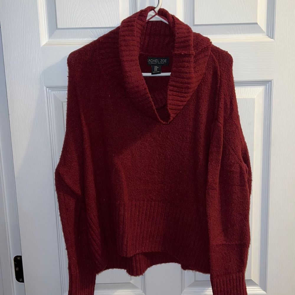 Burgundy sweater